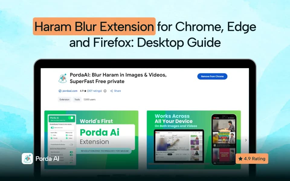 Haram Blur Extension for Chrome, Edge and Firefox: Desktop Guide